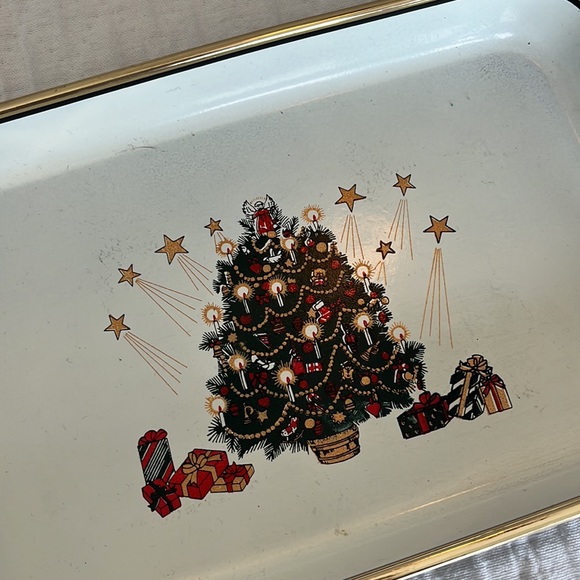 Vintage Christmas tray - Picture 2 of 2